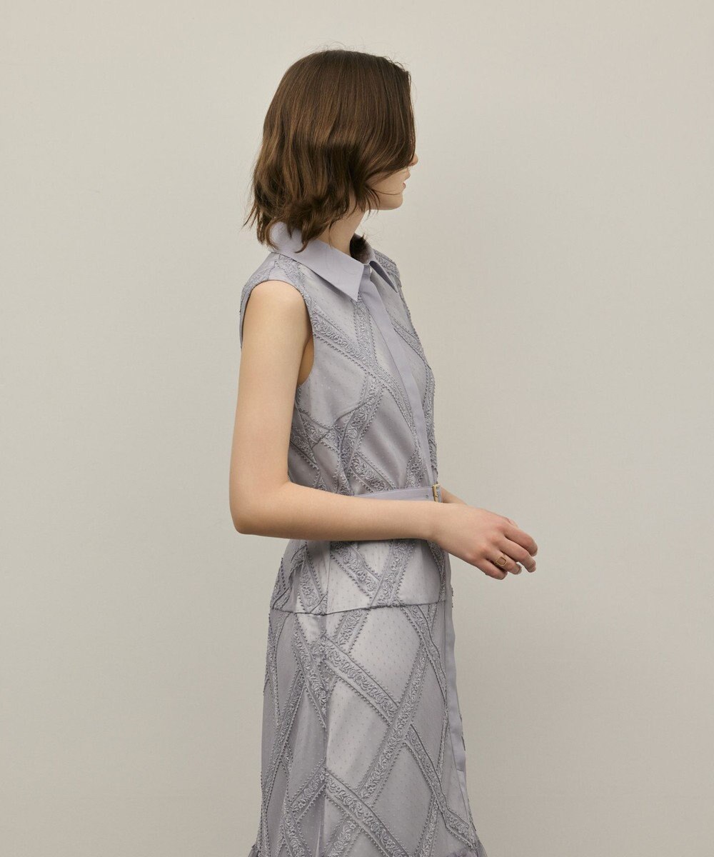 GRACE CONTINENTAL チュールレースワンピース 