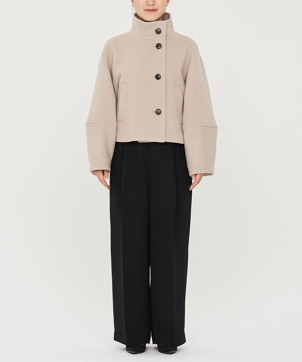 uncrave 【撥水】プルーフ メルトン スタンドネック コート（uncrave STANDARD） 