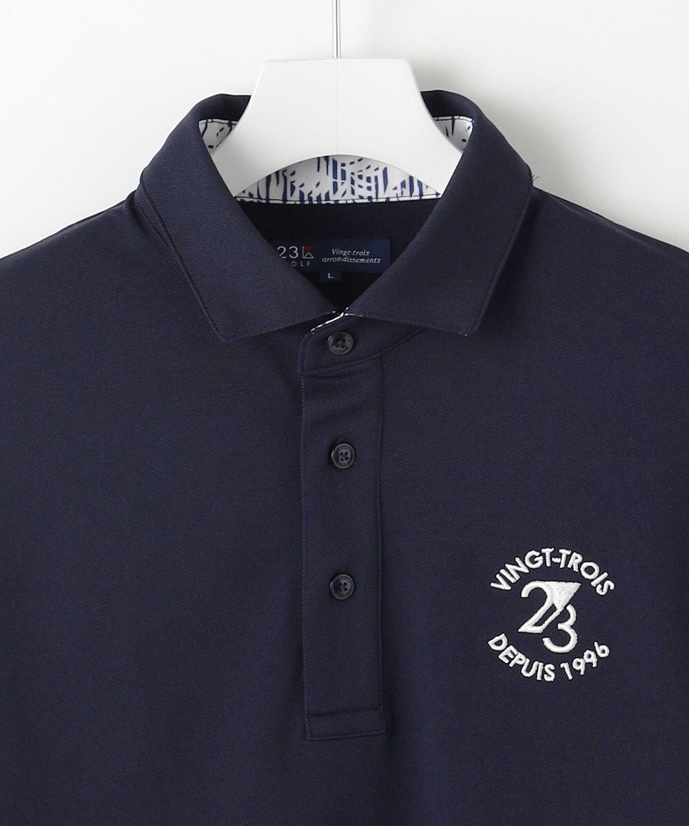 23区GOLF 【MEN】エイトムーブカノコ ストレッチポロシャツ 