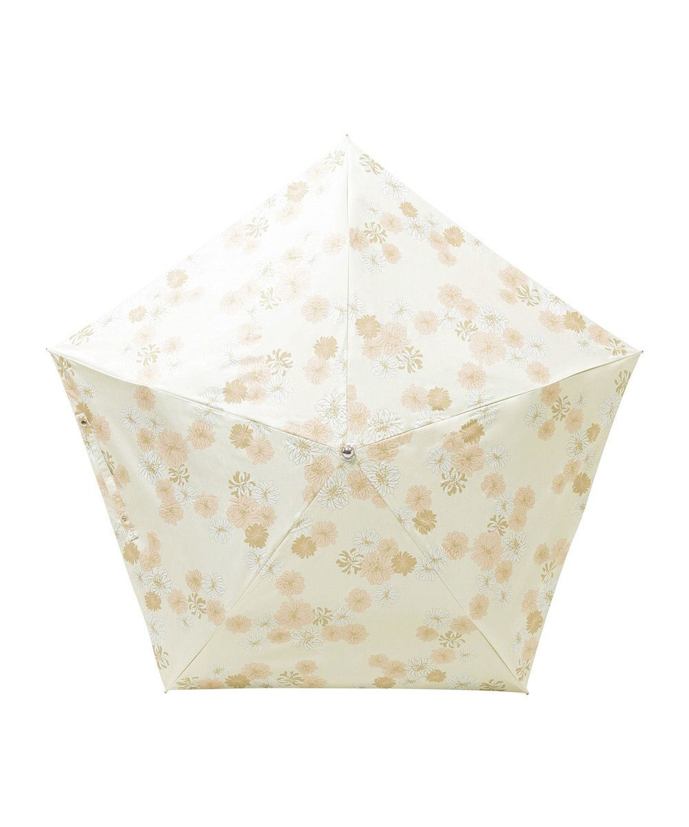 MOONBAT 【一級遮光/軽量】PAUL & JOE 晴雨兼用 日傘 折りたたみ傘 総柄クリザンテーム 遮熱 UV 