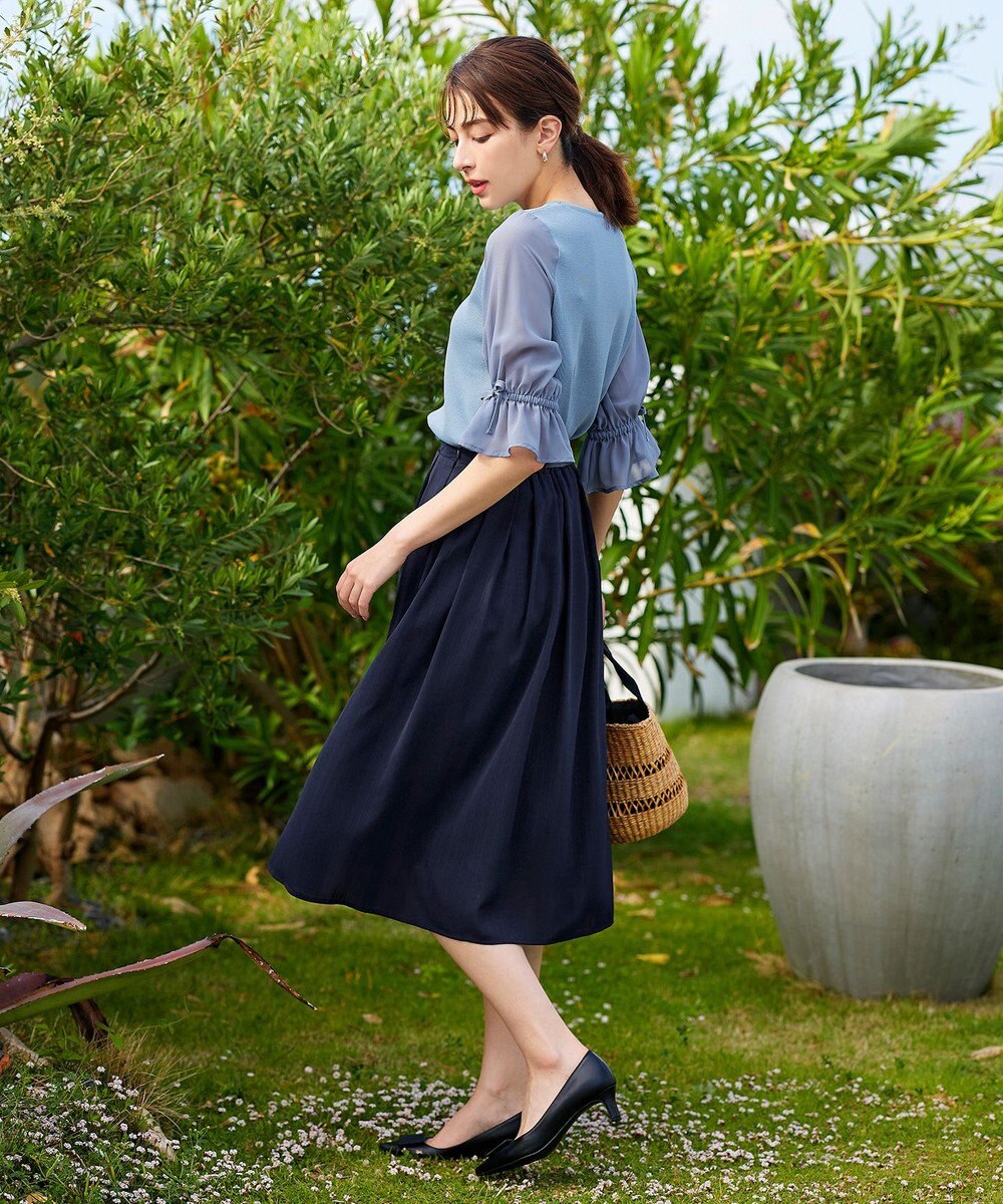 Tiaclasse 【洗える】キャンディースリーブニットトップス 