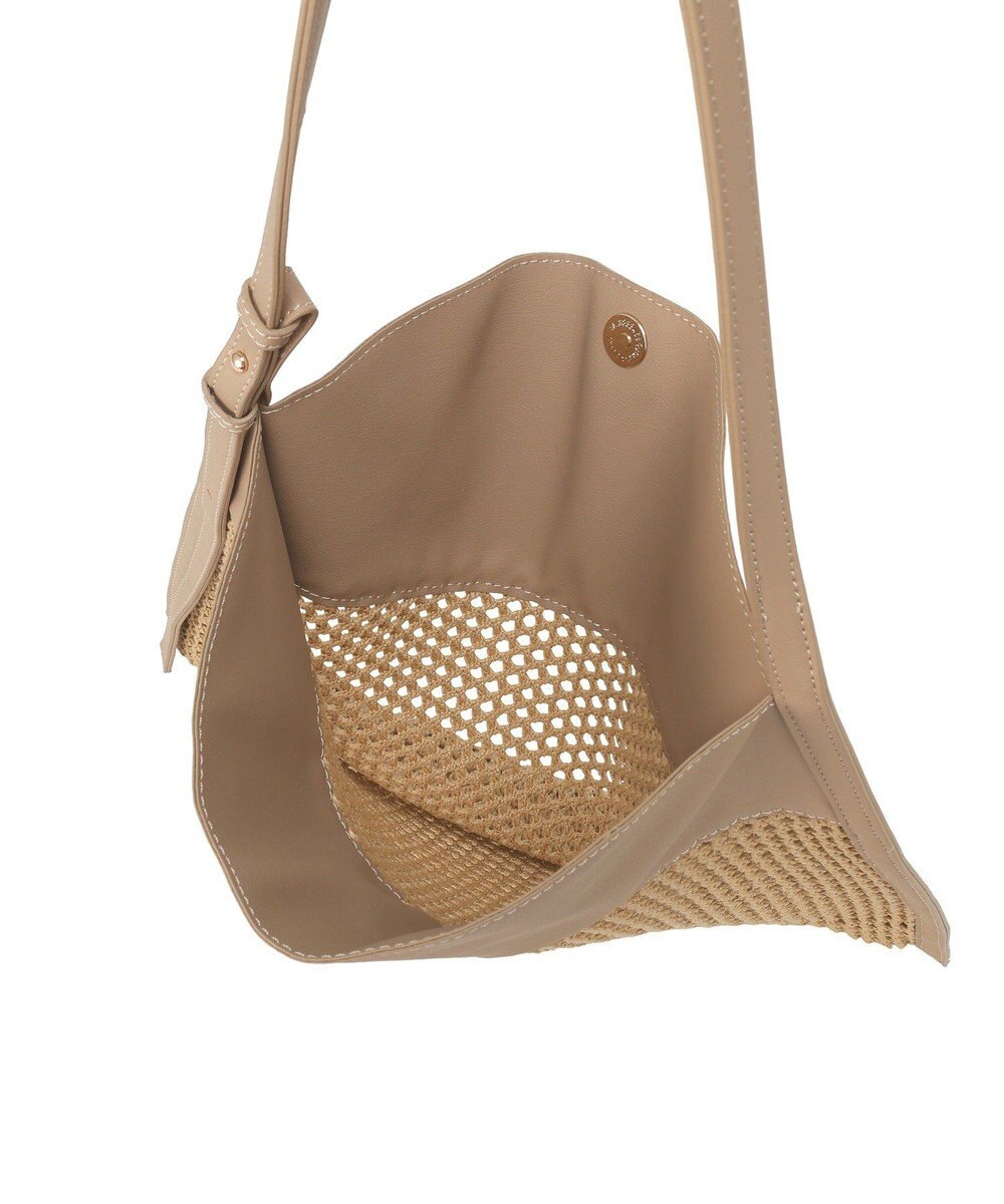 Green Parks 【２ＳＥＴ】ポーチチャーム付き雑材トートバッ 