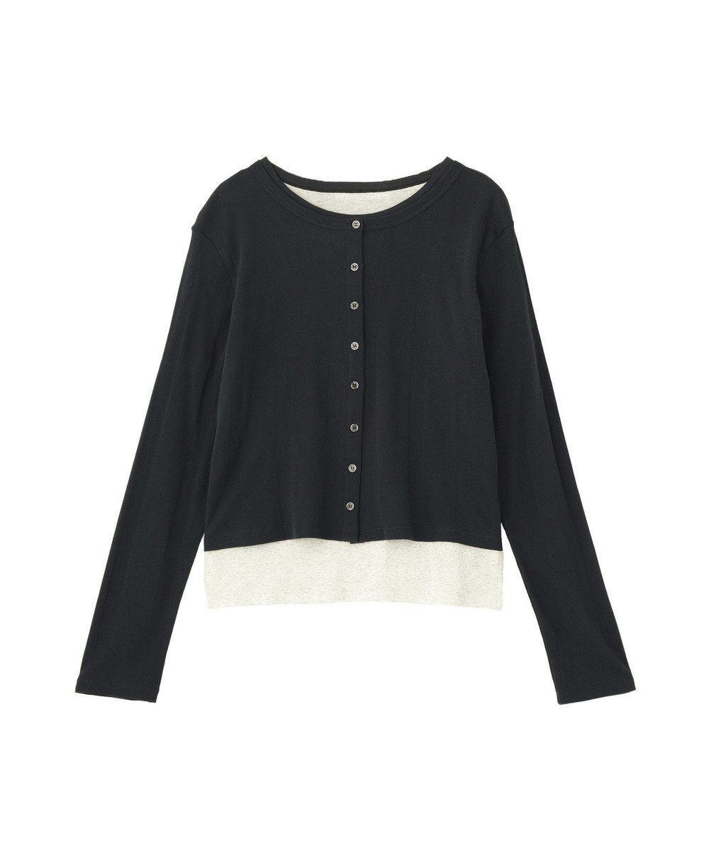 AMERICAN HOLIC 【２点セット】リンガーＴシャツ＋カーディガン 