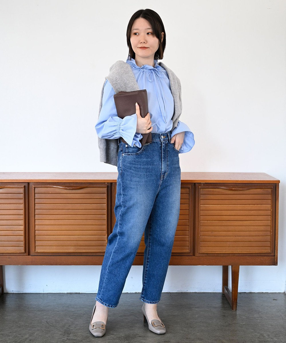 woadblue 【先行販売】SALUU サルー ストレートアンクル デニムパンツ 