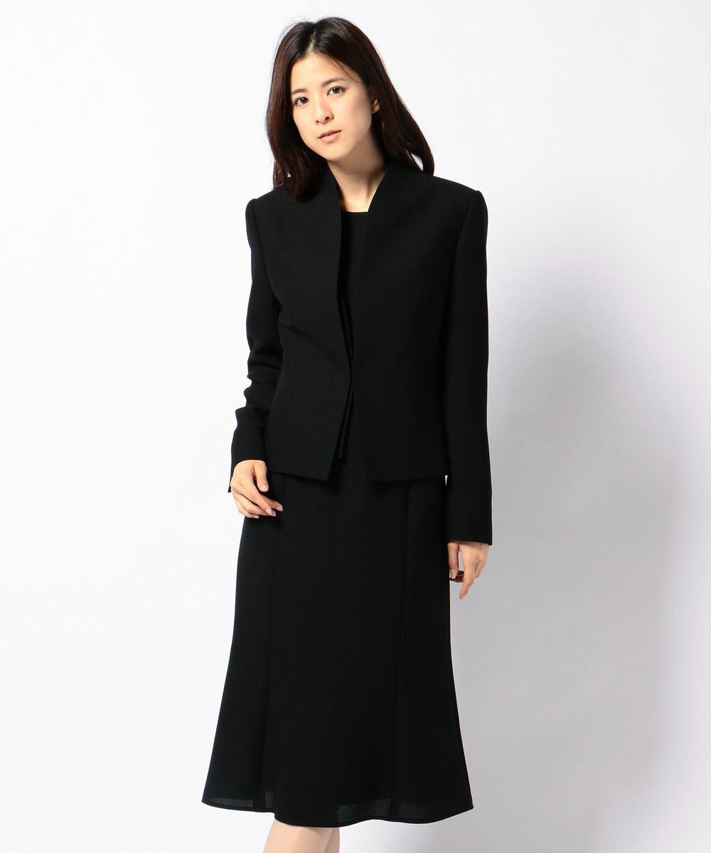 自由区 FORMAL 【前開きワンピース】ネルファータリンググログラン ジャケット+ワンピース 