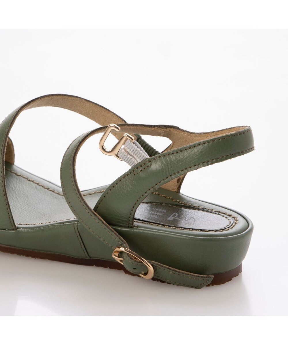 ing <ing>【サスティナブル】レザーストラップサンダル 