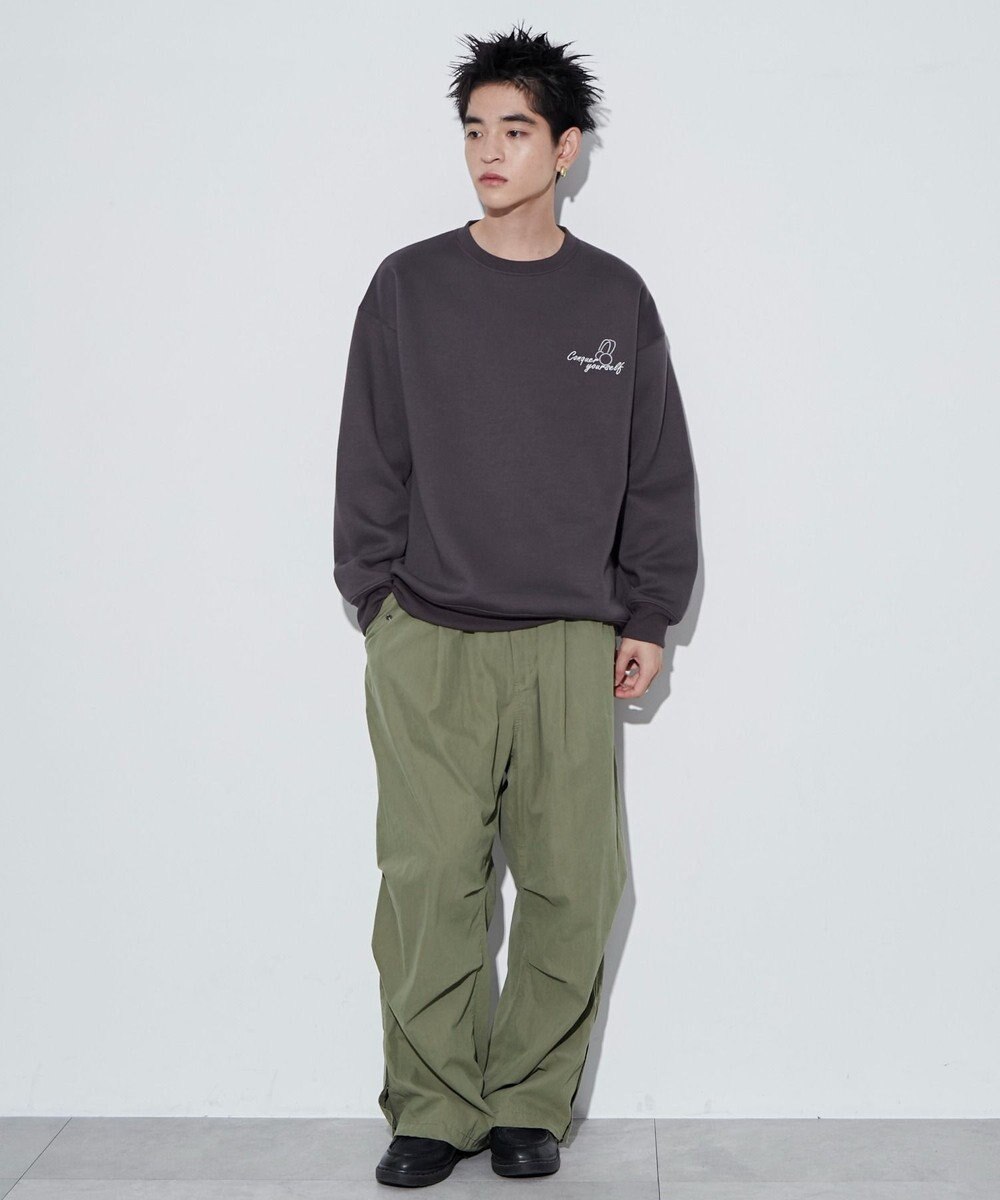 WEGO 【ユニセックス着用ITEM】ガールイラストグラフィックプルオーバー 