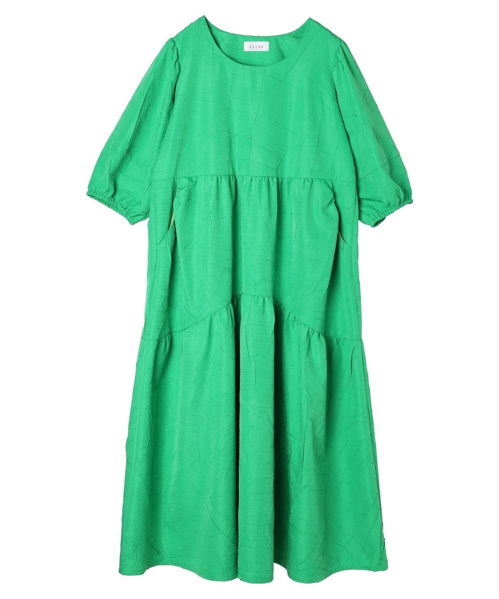 Green Parks ■ＥＳＣＡＲ　エンボスティアードワンピース 
