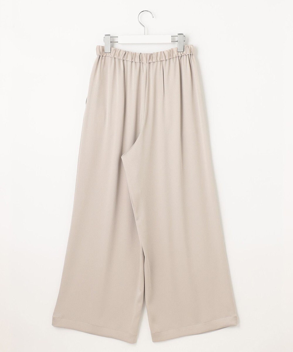 自由区 L 【洗える】チンツサテンタンブラー ワイドパンツ 