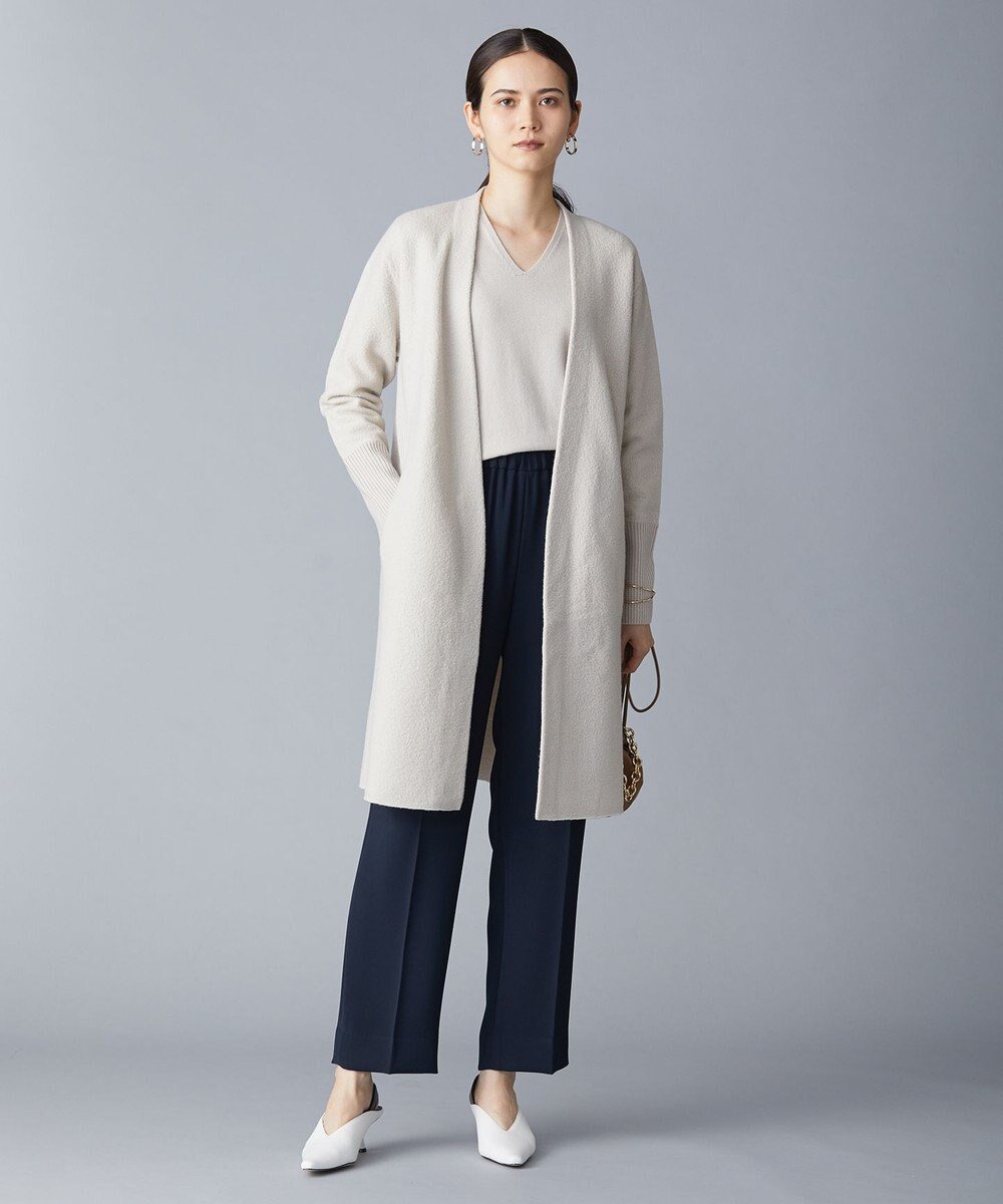 ICB L ミルドウール ロングカーディガン 