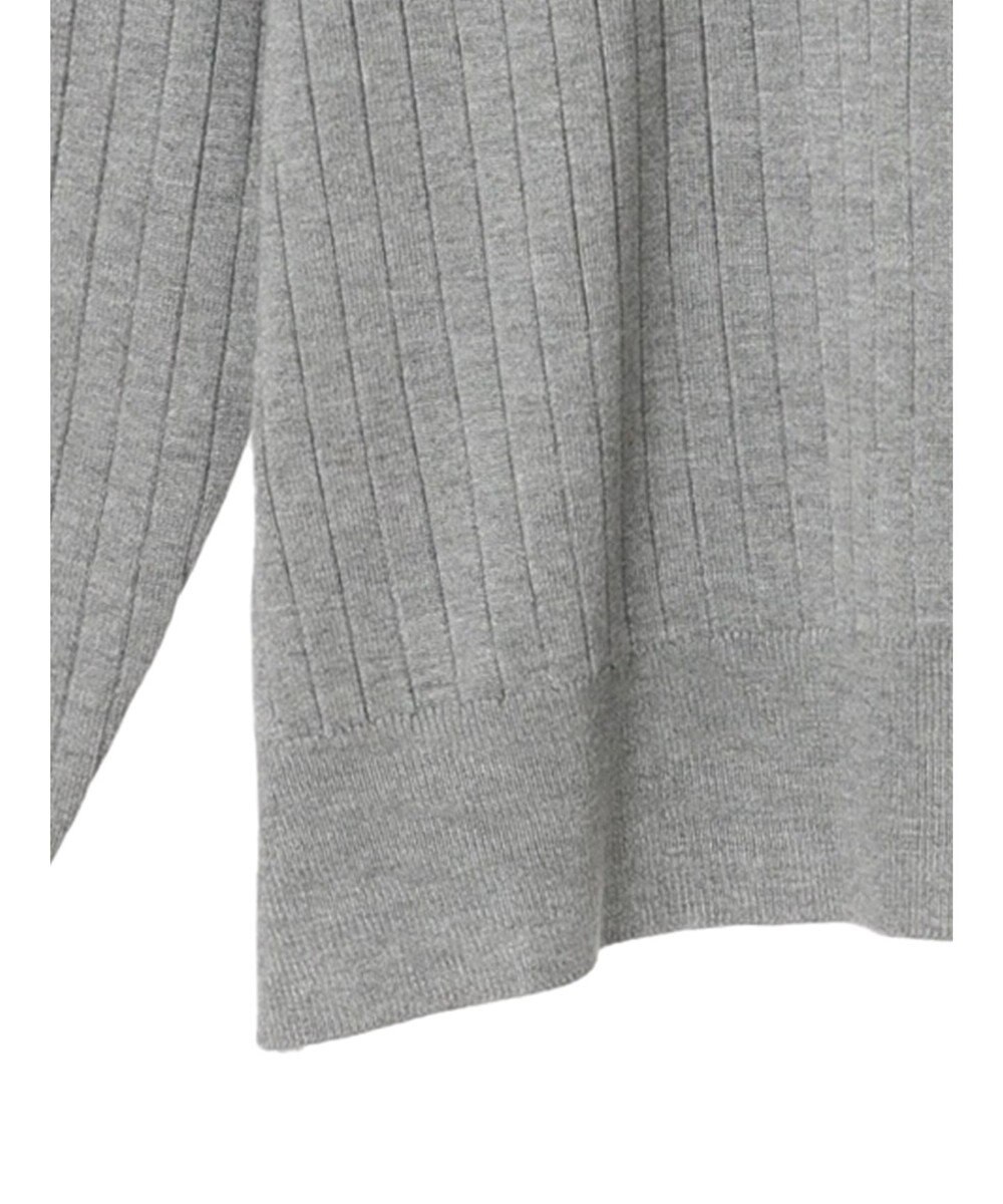 CRAFT STANDARD BOUTIQUE ワイドリブクルーネックニットプルオーバー 