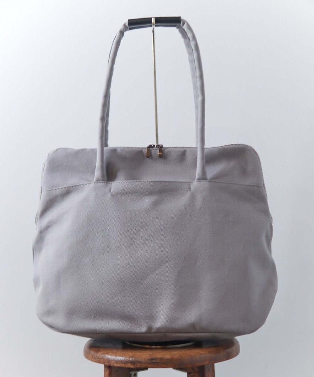 AND WOOL スミレの押し花刺繍バッグ big size 