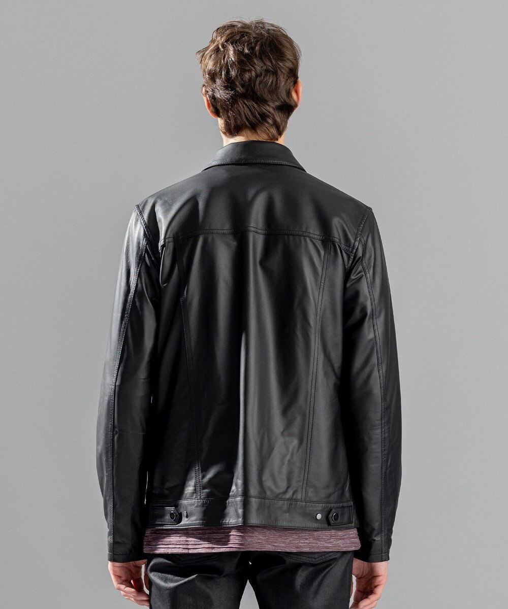 JOSEPH HOMME ライトラムナッパレザー　Ｇジャンタイプ 