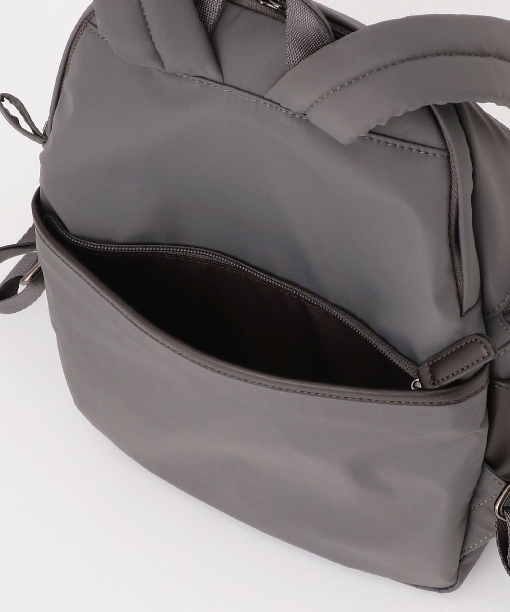 Y'SACCS 【ナイロンタフタ×リサイクルレザー】デイリーミニリュック 