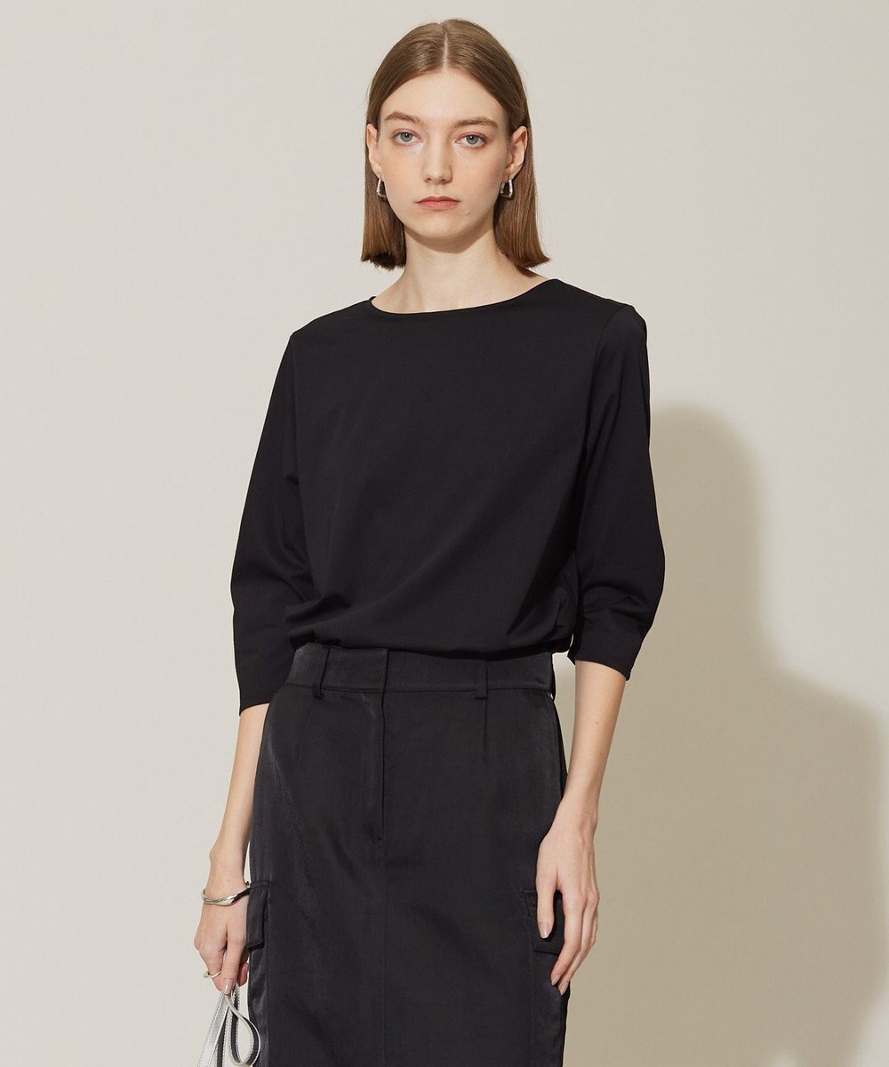 ICB 【接触冷感・UVケア・洗える】 コンフォートプレーティング クレセントスリーブカットソー 