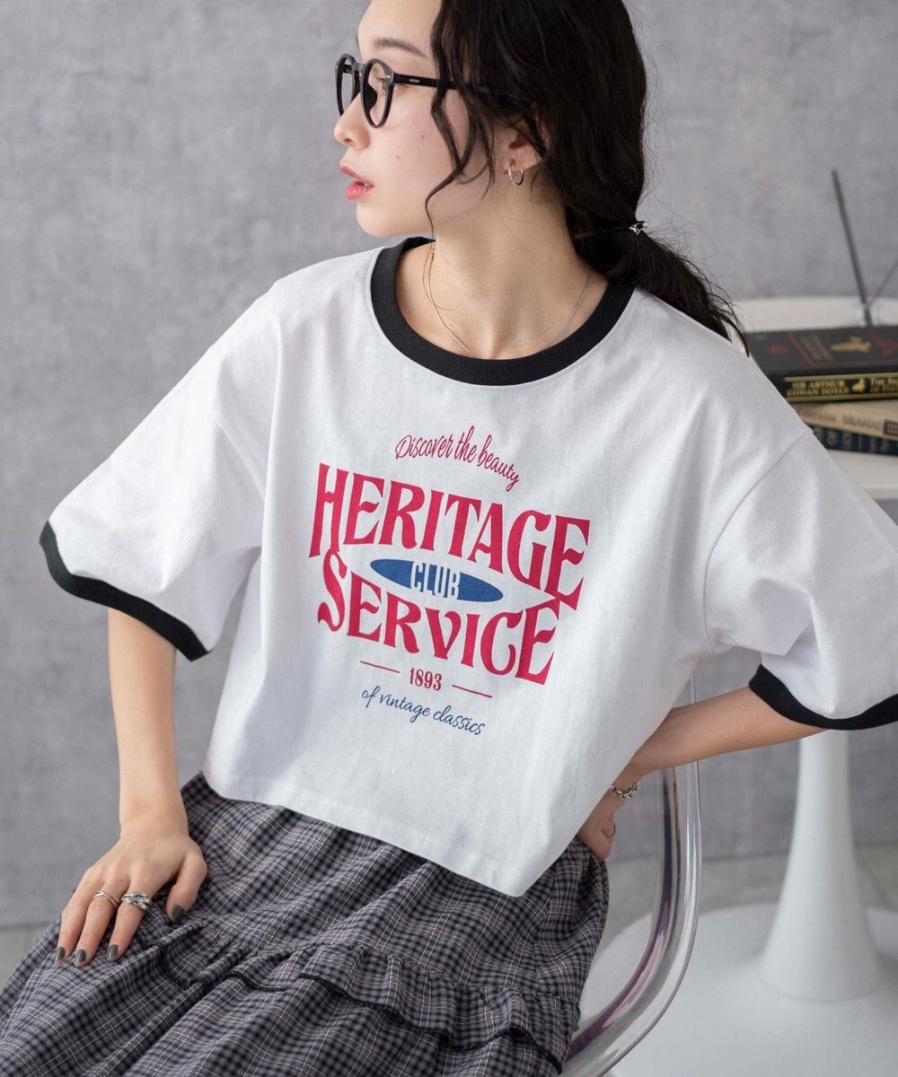 WEGO リンガーグラフィックショートT 