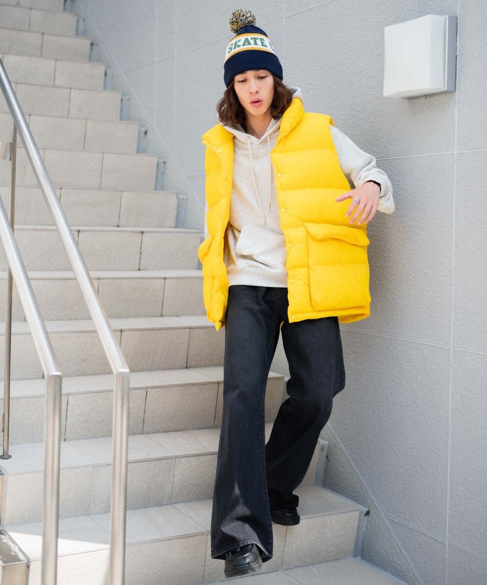 WEGO カラーナイロンパテッドベスト 