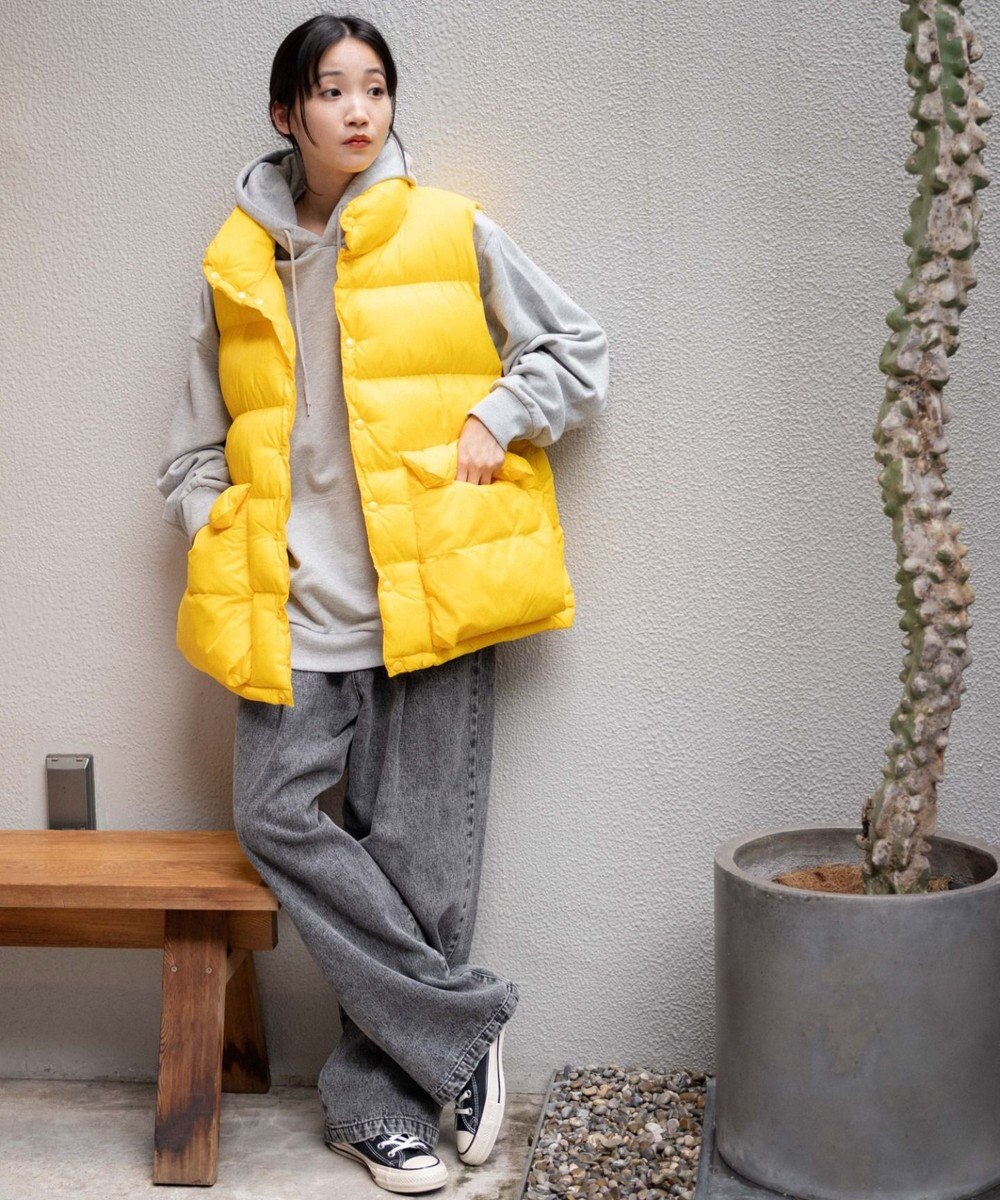 WEGO カラーナイロンパテッドベスト 