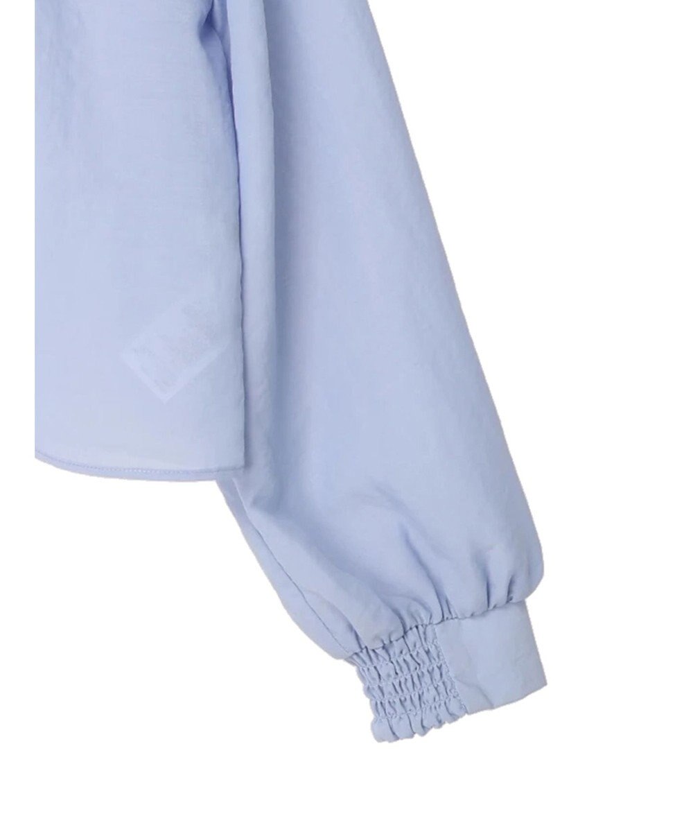 earth music&ecology ラッフルショートブラウス 