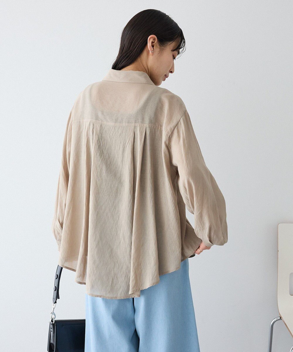 CRAFT STANDARD BOUTIQUE ヴィンテージボイルタックフレアシャツ 