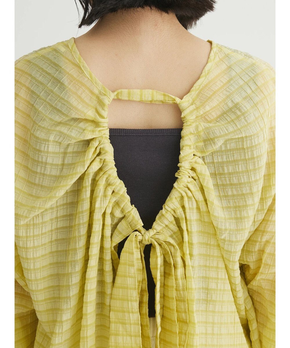 Green Parks ・ＥＬＥＮＣＡＲＥ　ＤＵＥ　バックリボンブラウス 