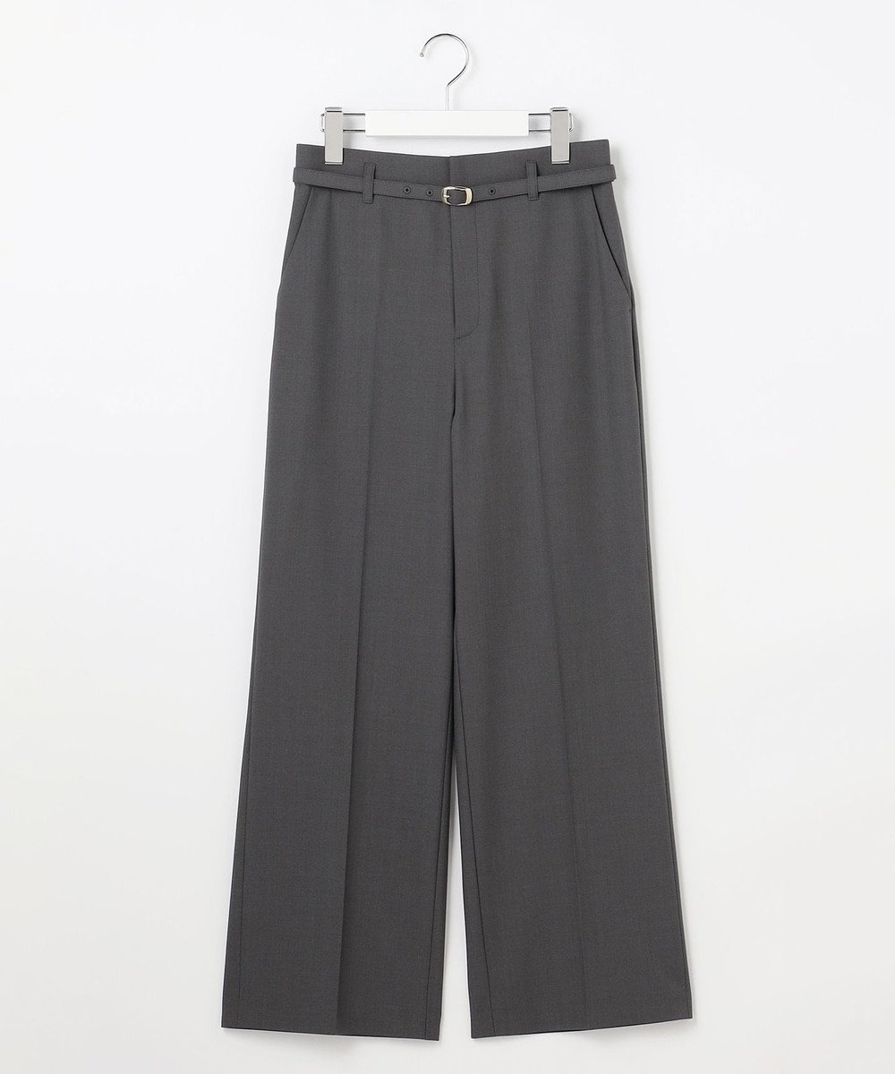 ANY SIS L ウーステッドエステル ワイドパンツ 
