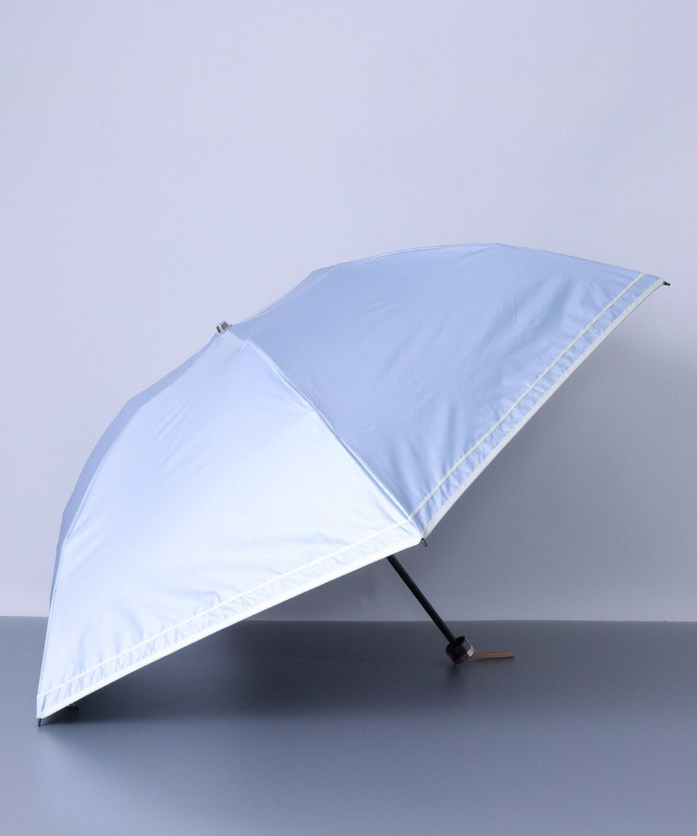 AURORA BLAO (ブラオ) 大寸 晴雨兼用傘 (折り畳み・ミニ) サックス