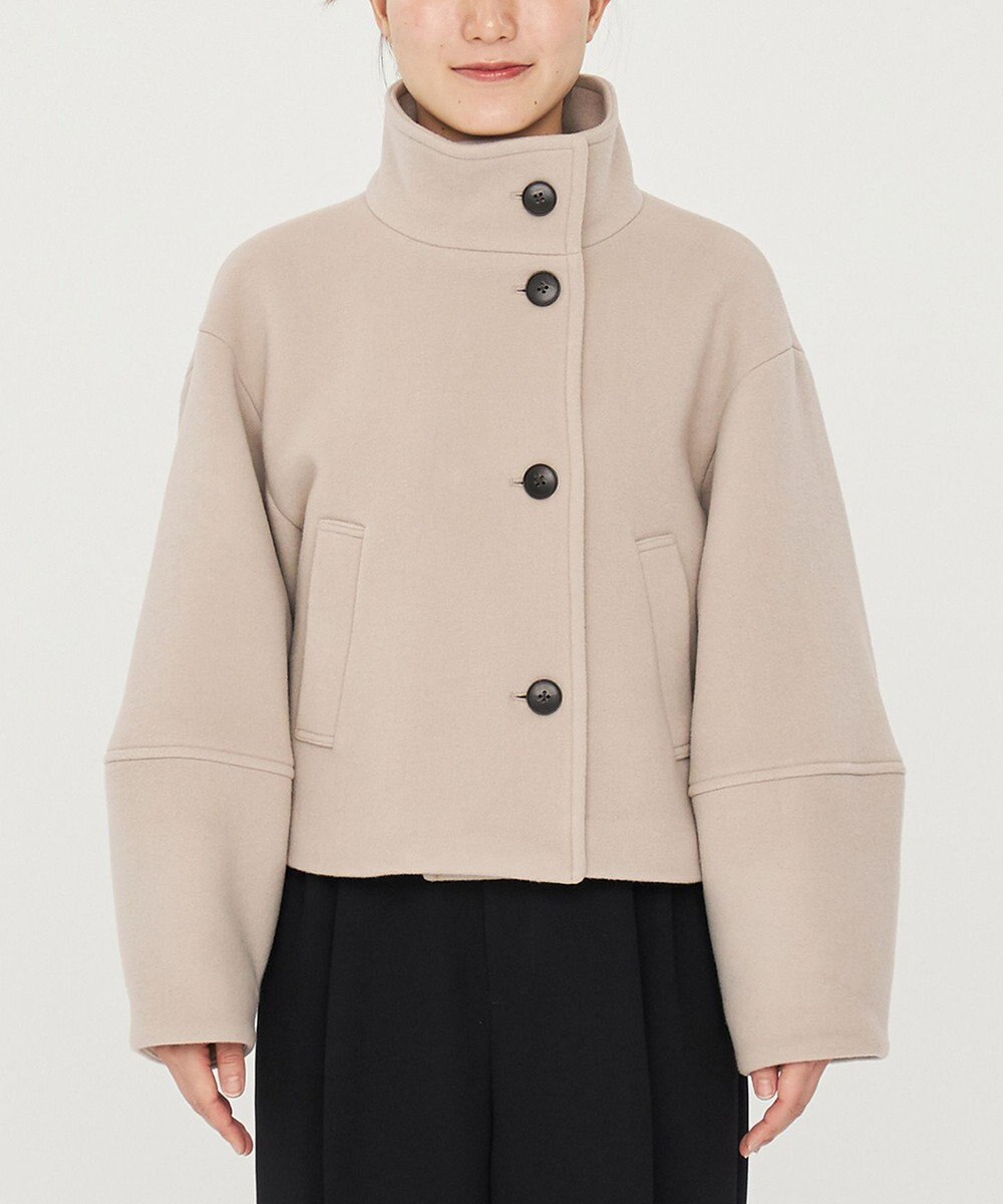 uncrave 【撥水】プルーフ メルトン スタンドネック コート（uncrave STANDARD） 