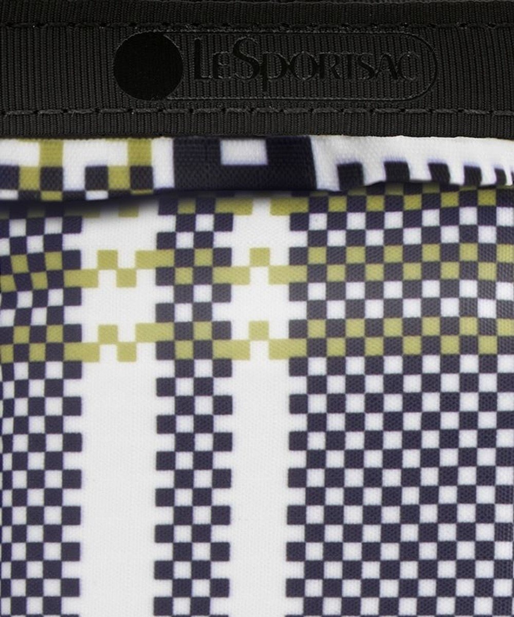 LeSportsac RECTANGULAR COSMETIC/ピクセルスクランブルチェック 