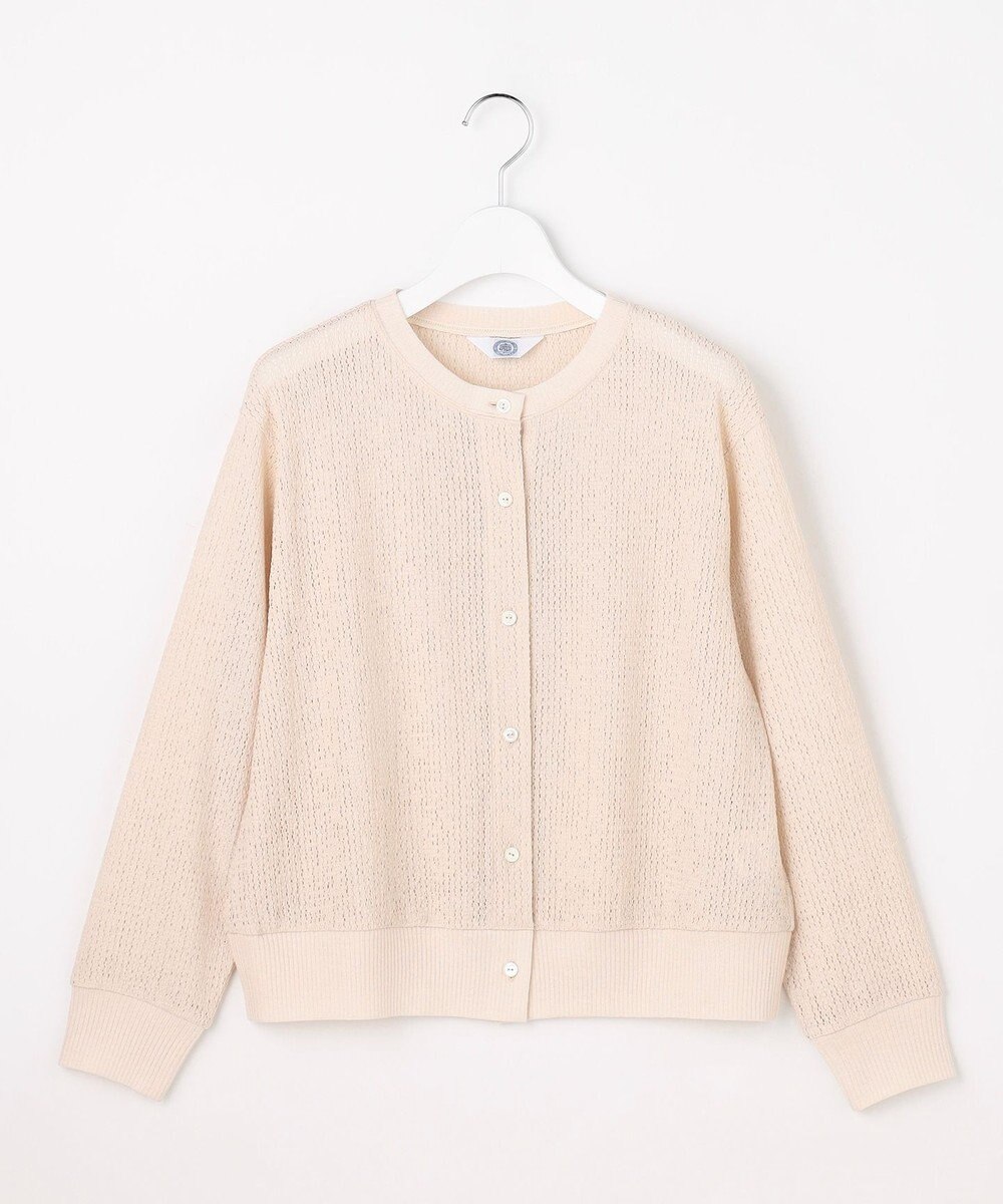 J.PRESS LADIES 【冷房対策に】レーシー カーディガン 