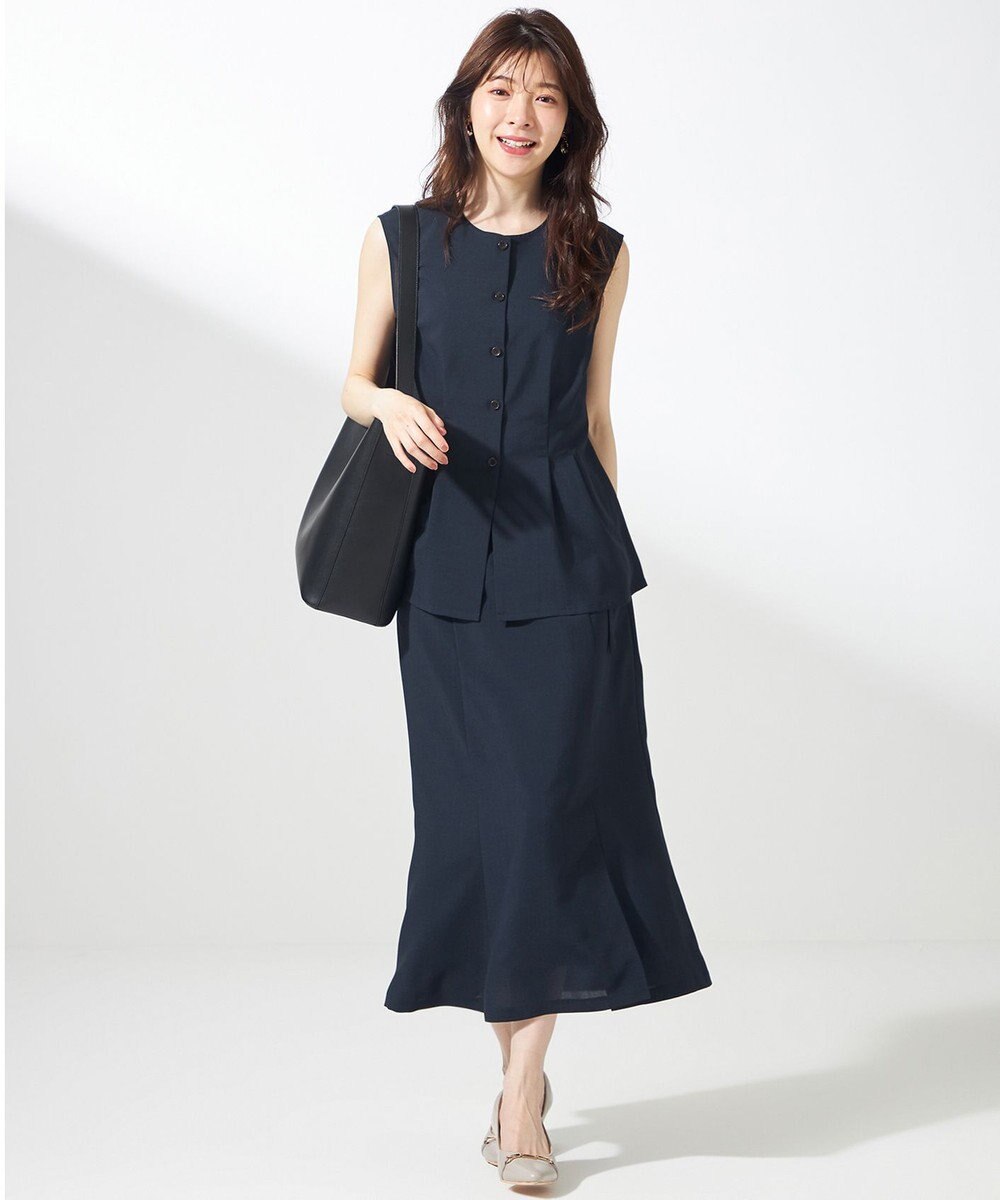 ANY SIS 【WEB・一部店舗限定】スイートクール ジレブラウス 