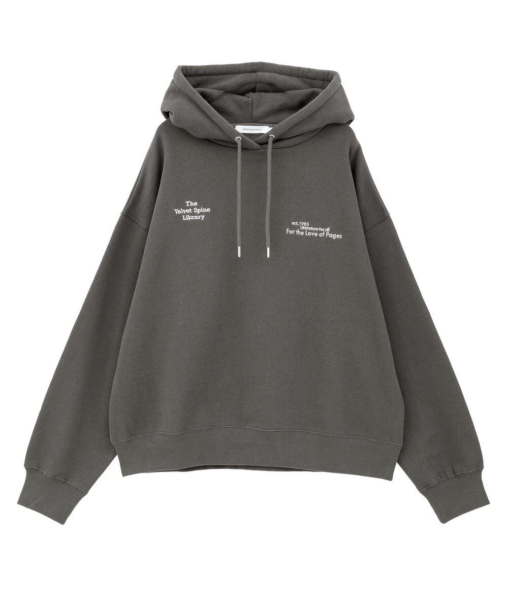 AMERICAN HOLIC 刺繍ロゴ裏起毛パーカー 