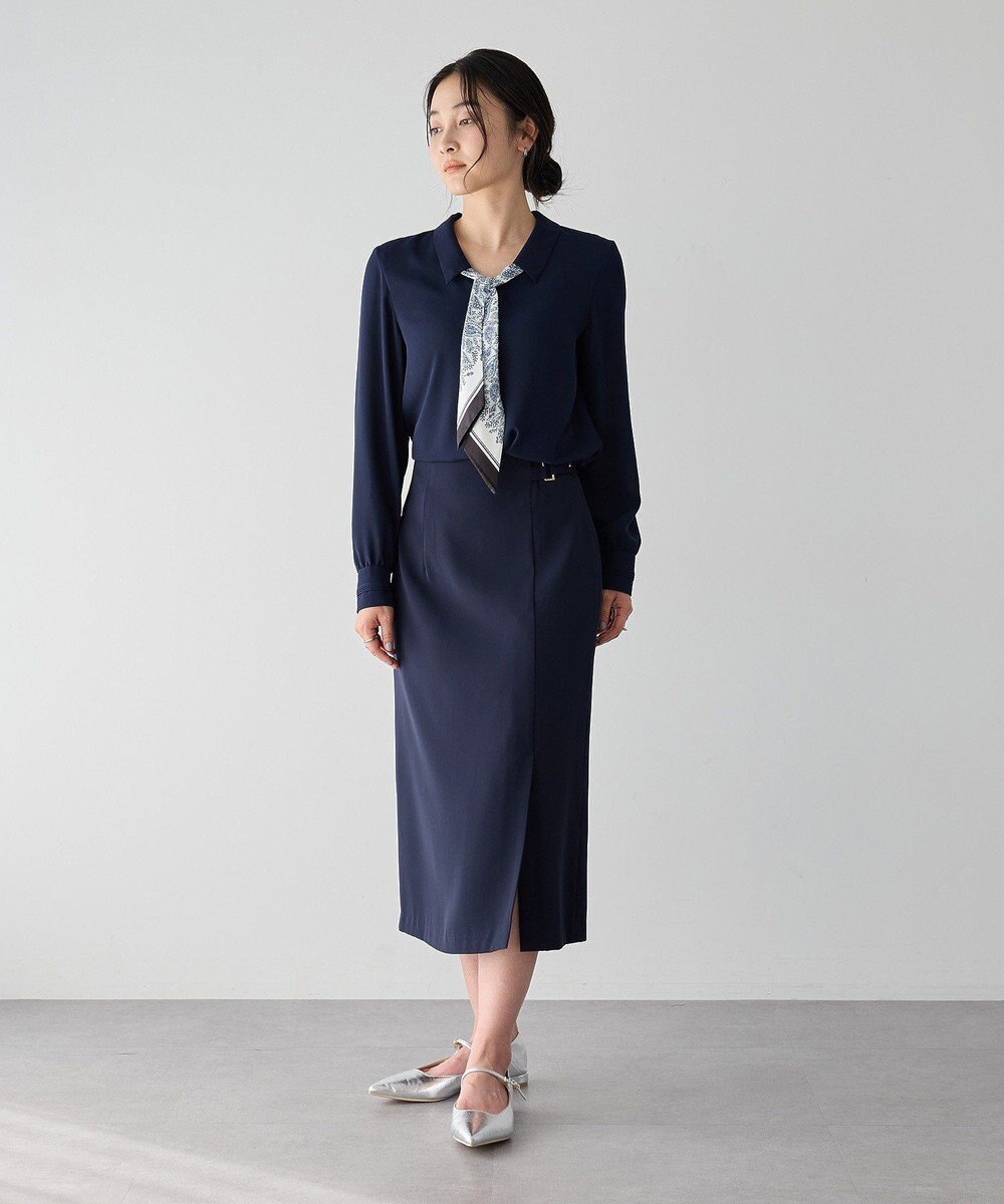 YECCA VECCA スカーフ付きブラウス 