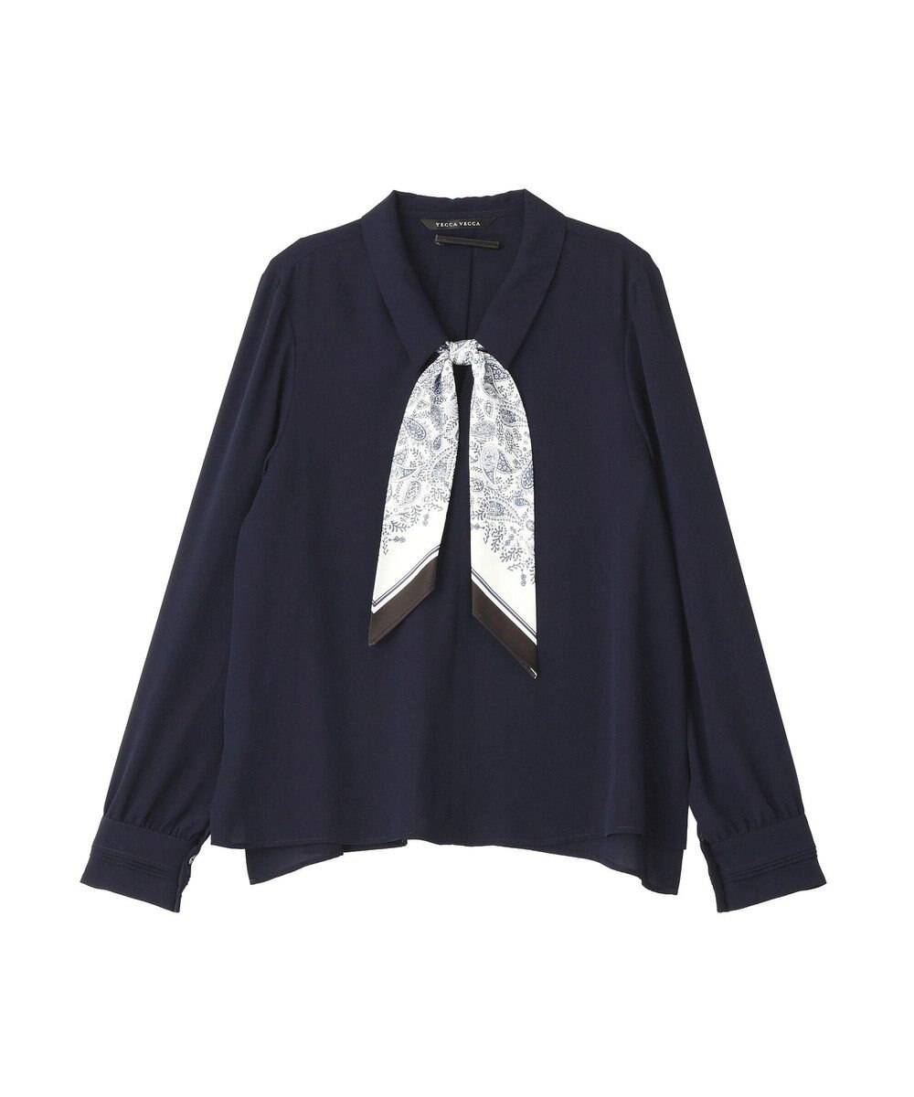 YECCA VECCA スカーフ付きブラウス 