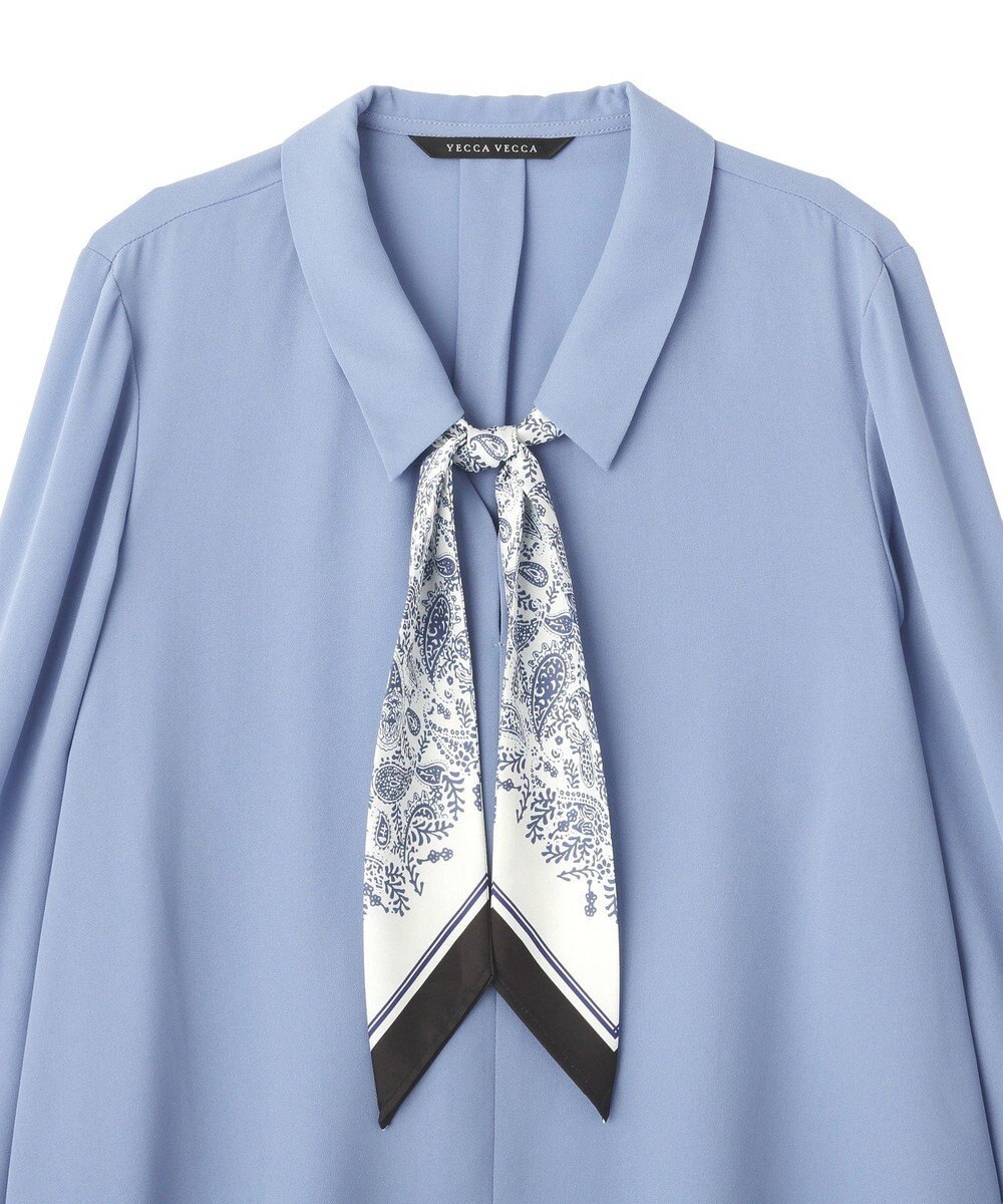 YECCA VECCA スカーフ付きブラウス 