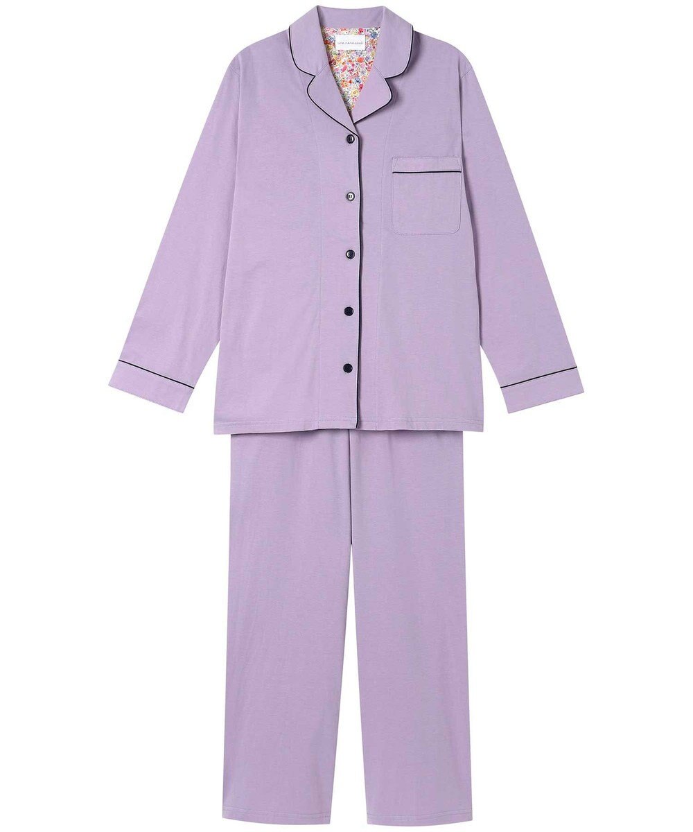 une nana cool 【綿100％】ハイゲージ天竺パジャマ　ＭＡＤＥ　ＷＩＴＨ　ＬＩＢＥＲＴＹ　ＦＡＢＲＩＣ 