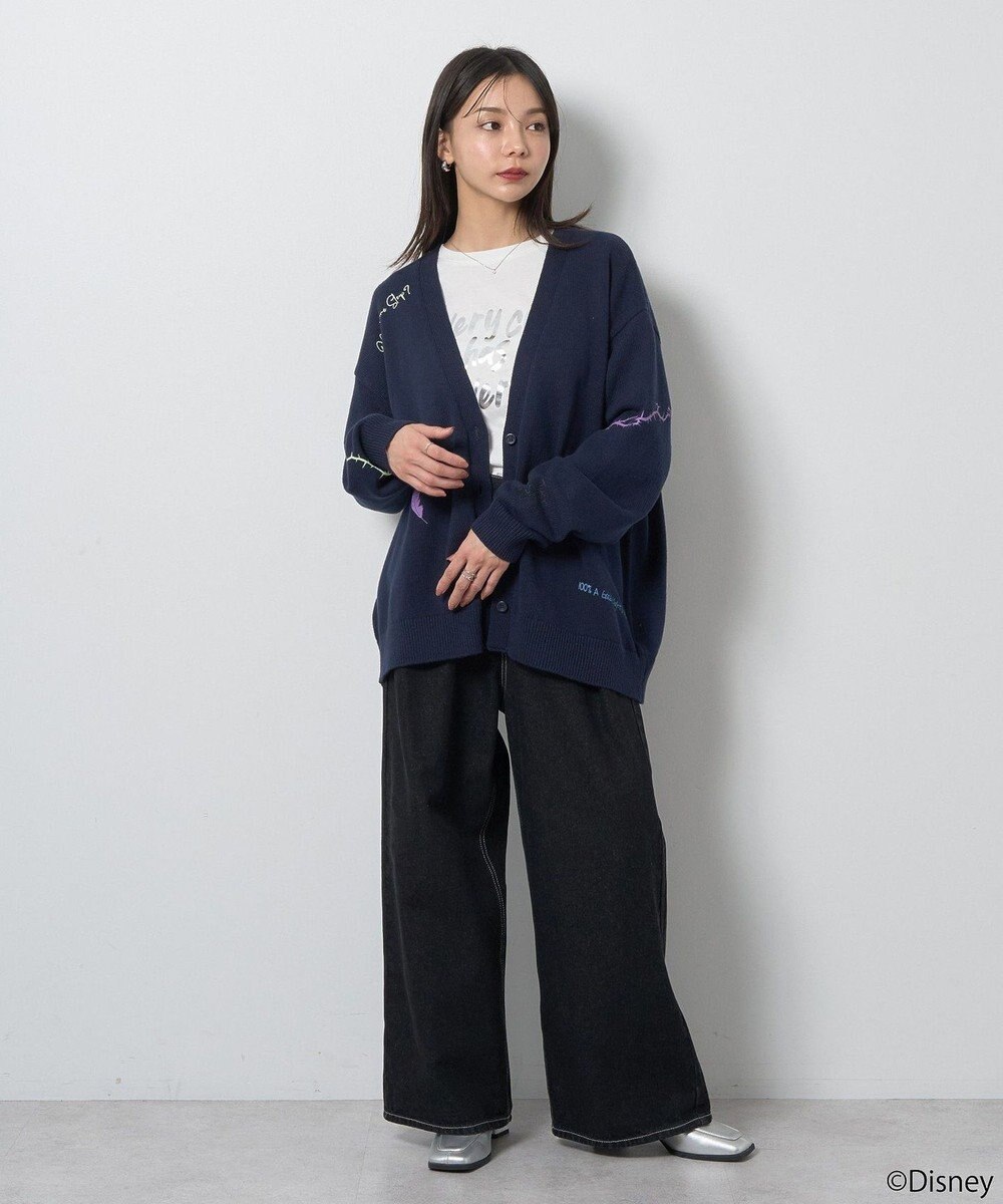 earth music&ecology Ｖｉｌｌａｉｎｓ　マレフィセント／ニットカーディガン 