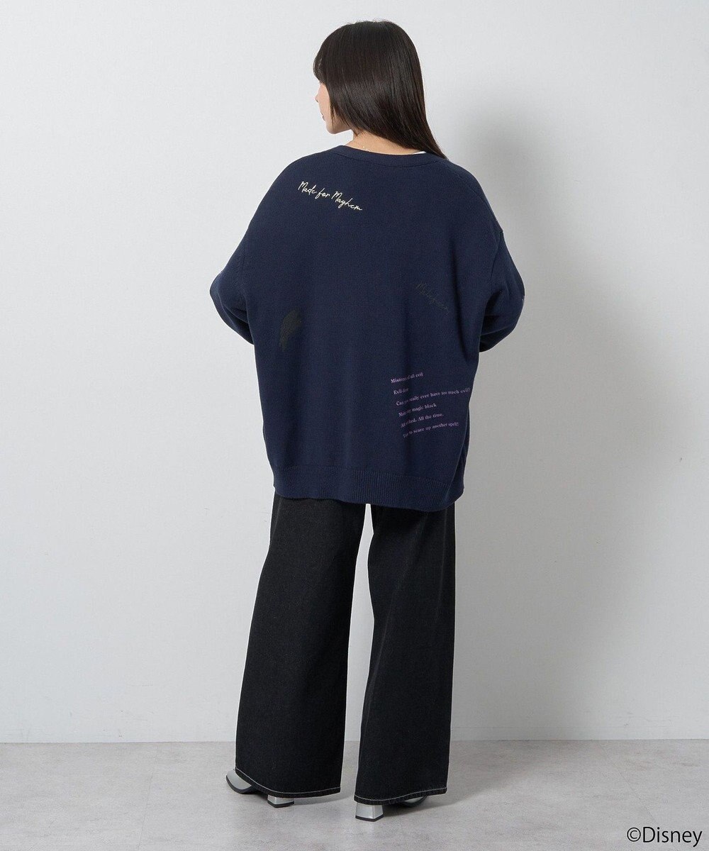 earth music&ecology Ｖｉｌｌａｉｎｓ　マレフィセント／ニットカーディガン 