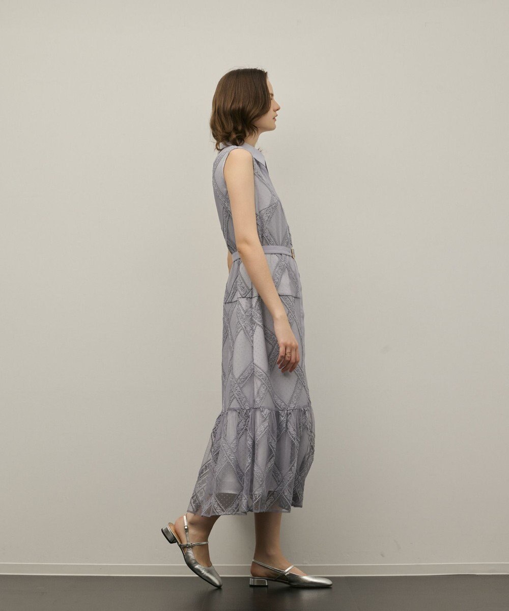 GRACE CONTINENTAL チュールレースワンピース 