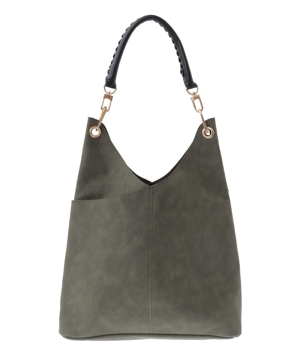 YECCA VECCA チャーム付き2wayショルダーバッグ 