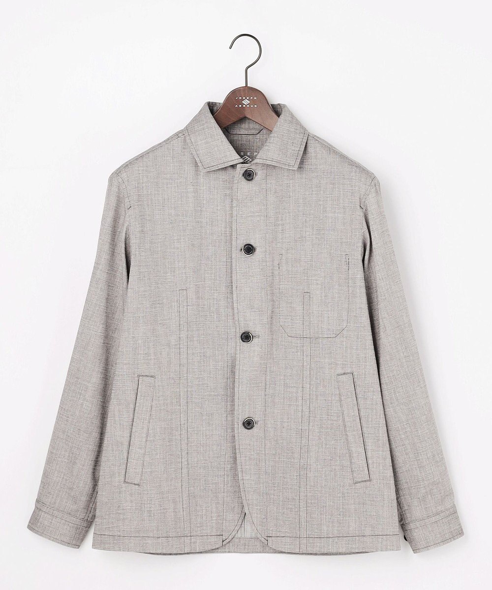 JOSEPH ABBOUD 【清涼/ドライタッチ/ストレッチ】スラブストレッチ ブルゾン 