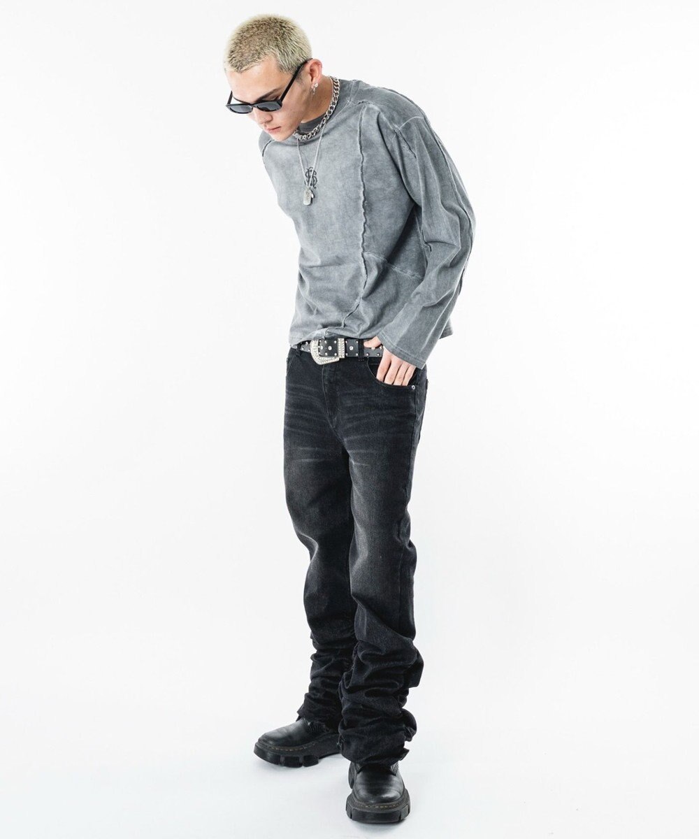 WEGO 【ユニセックス着用ITEM】コールドダイスウィッチングT（LS） 