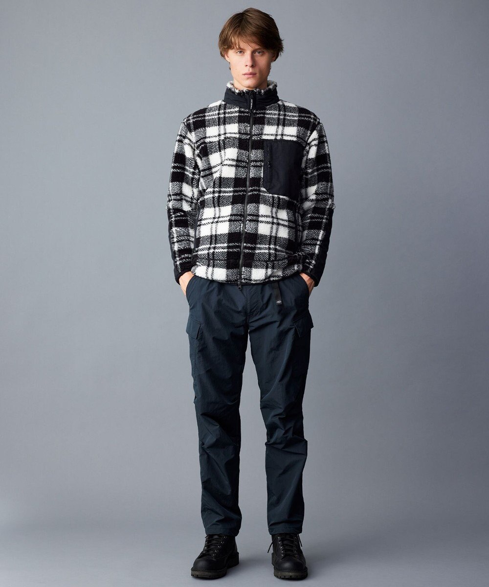 JOSEPH ABBOUD MOUNTAIN 【ECO撥水/起毛裏地】マイクロリップワッシャー カーゴ パンツ 