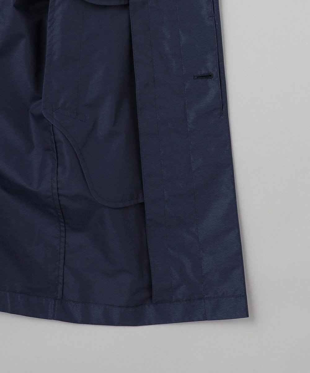 GOTAIRIKU ダウンライナー装着可【半裏仕様】メランジシャンブレー ステンカラースプリングコート 