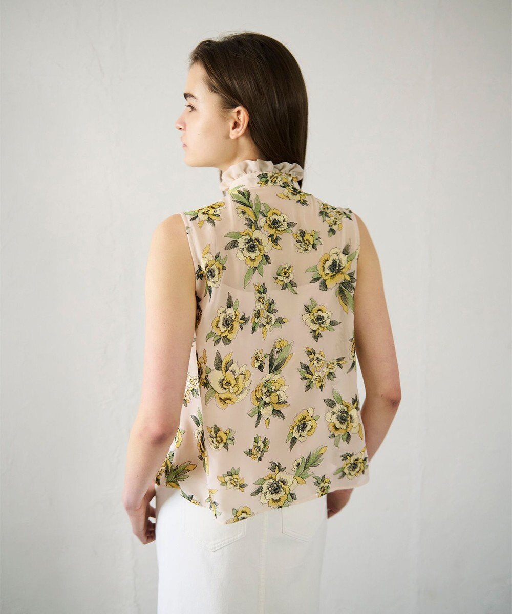 GRACE CONTINENTAL エスニックフラワー刺繍トップ 