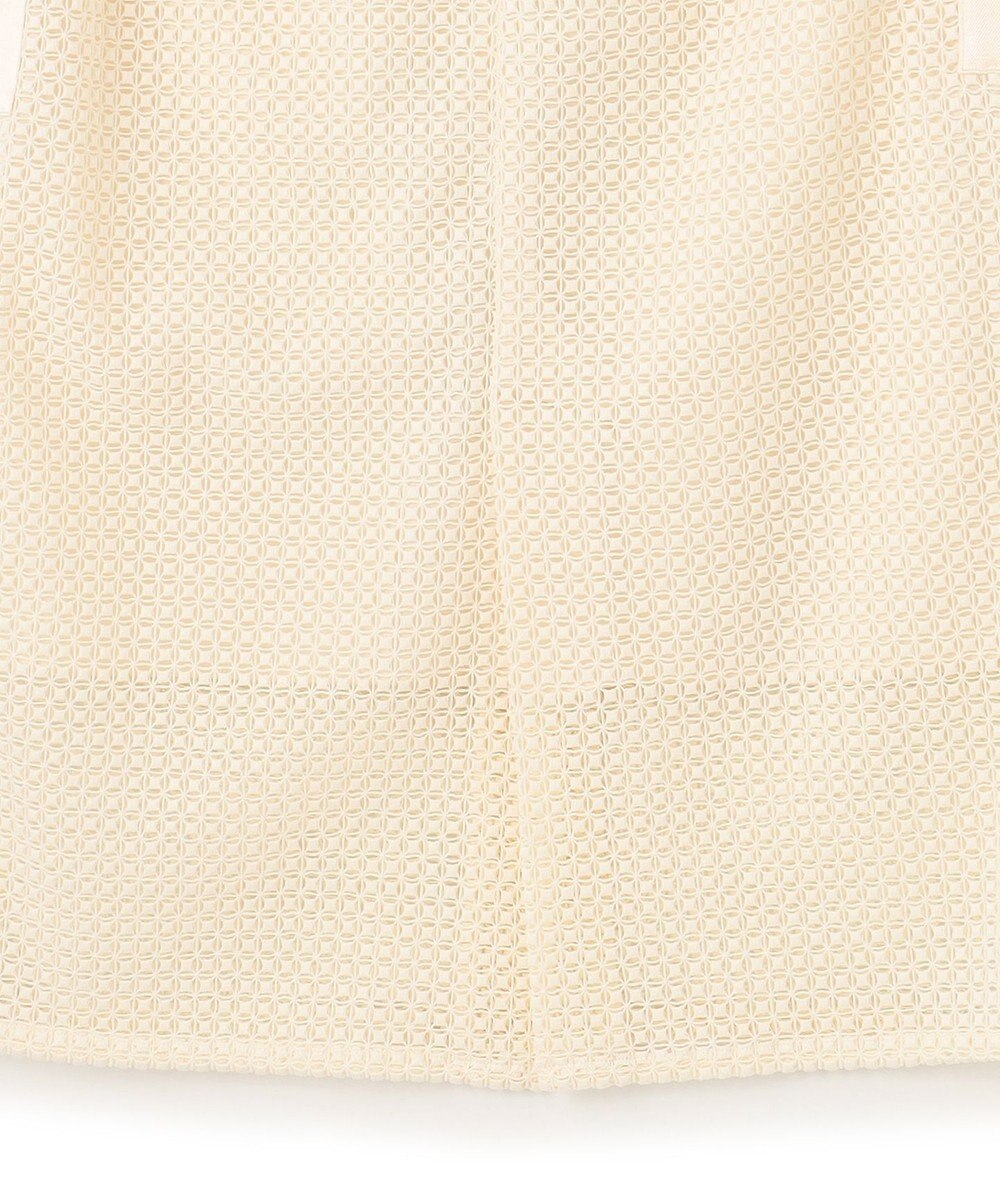 BEIGE， NIGELLA / 異素材MIXコットンレースビックポケットスカート 