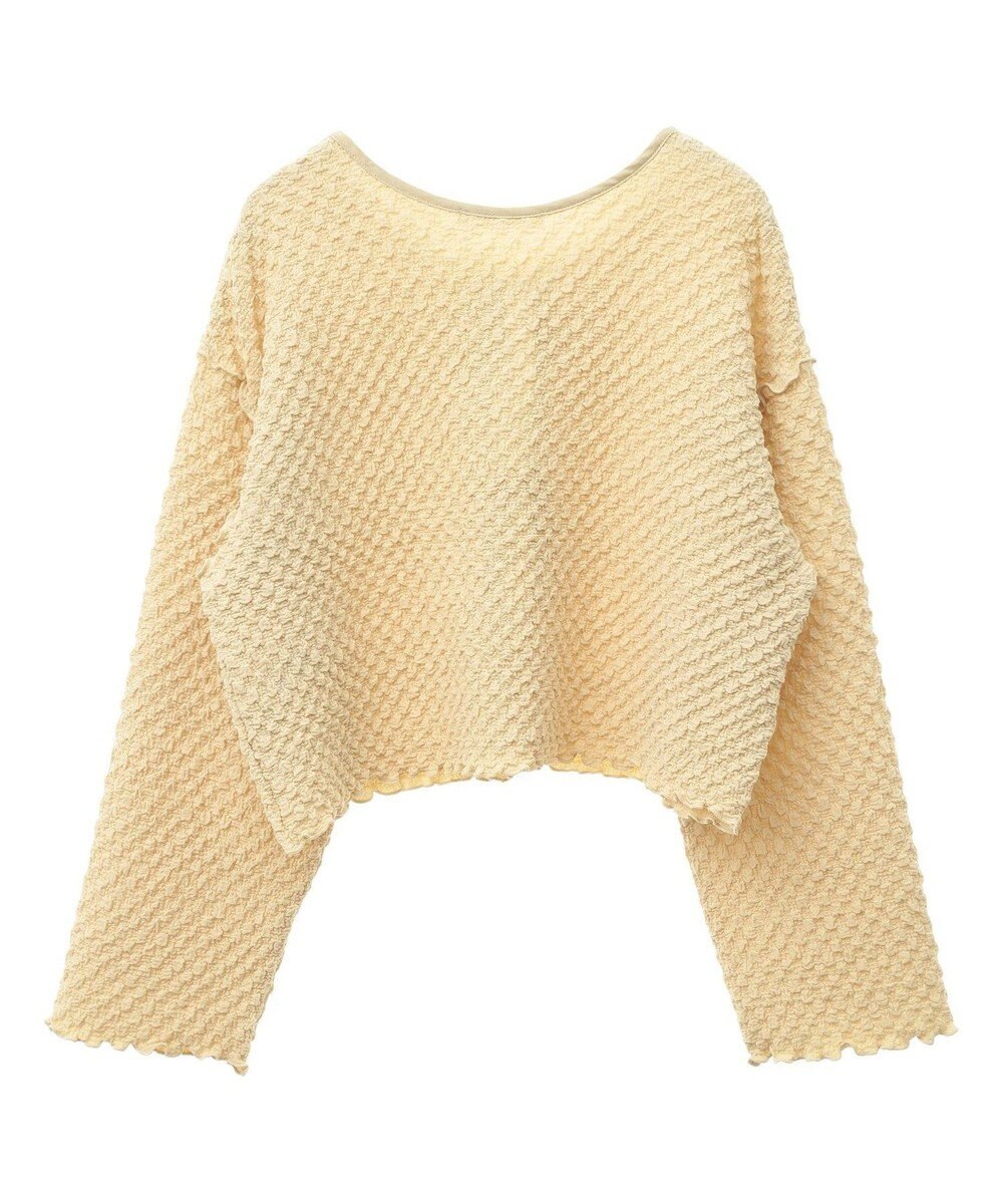 Green Parks ポコポコショート丈カーディガン 