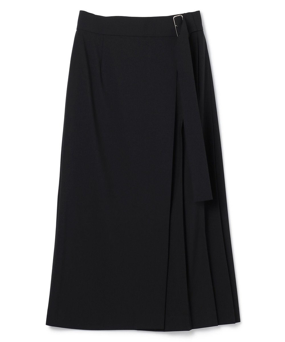 BEIGE， 【セットアップ対応・洗える・BAILA 11月号掲載】ZEPHYR / ウールライクアシンメトリープリーツスカート 