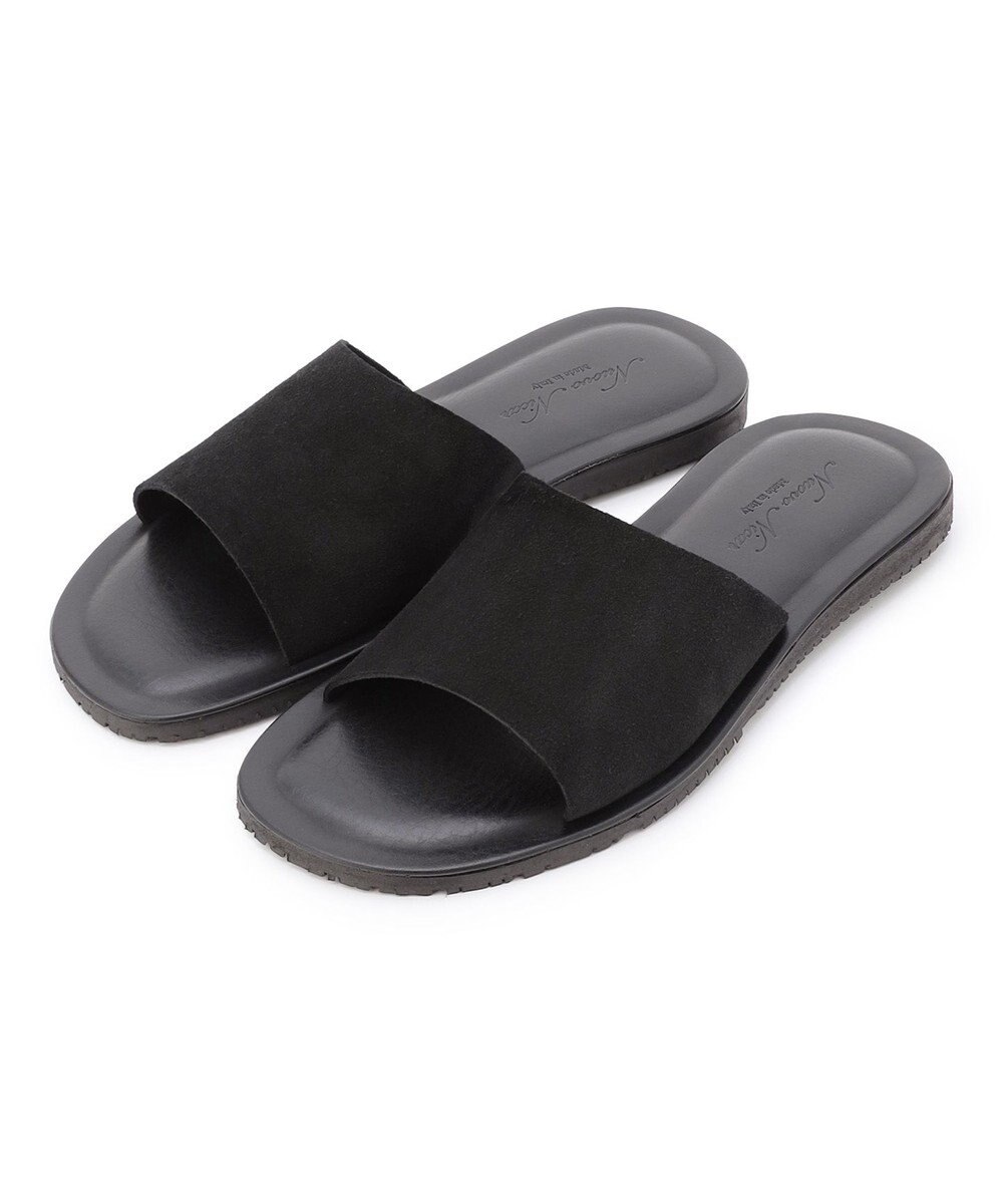 UNFILO MENS NUOVO NICAR スエードスライドサンダル 