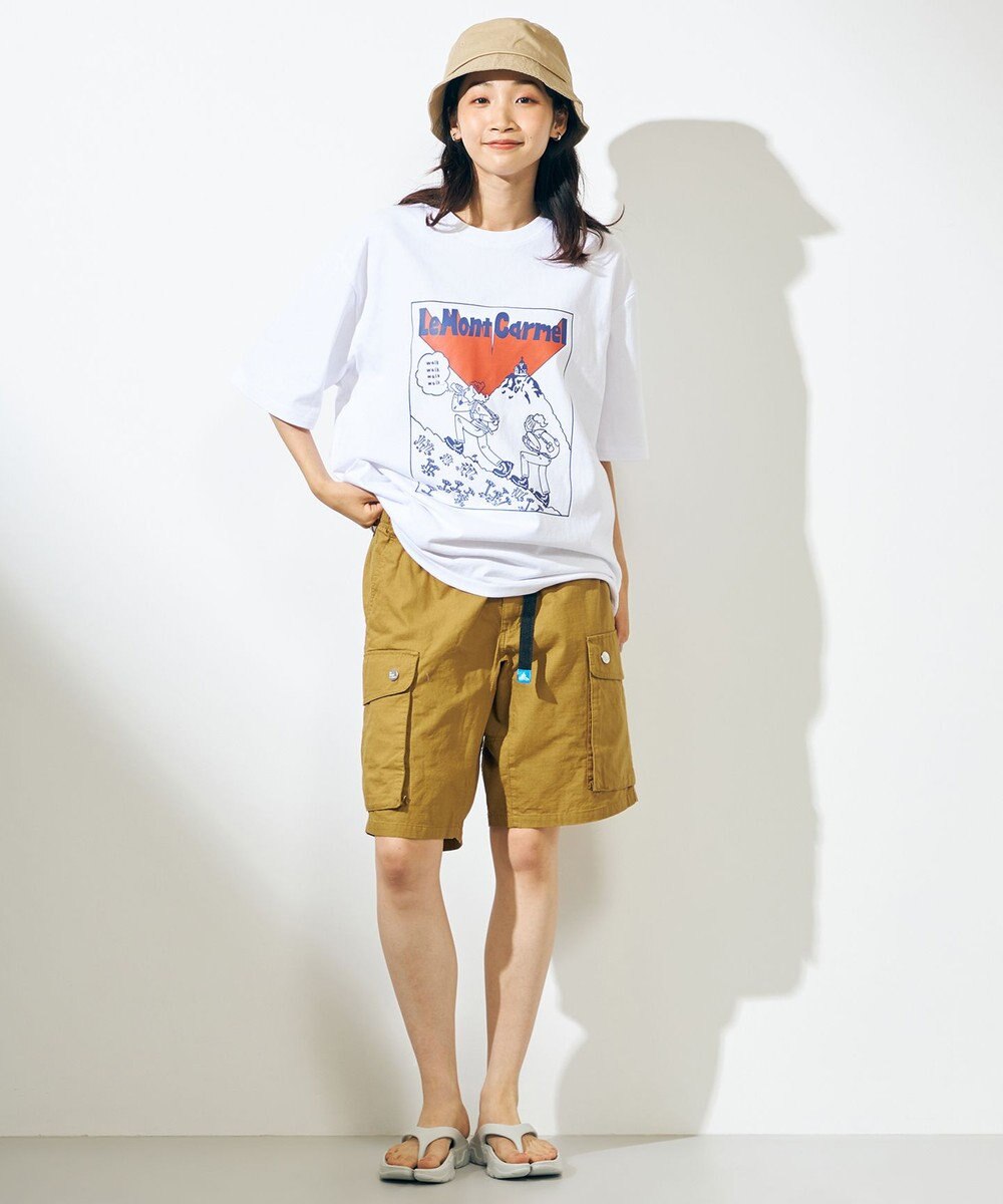 SHARE PARK MENS 【UNISEX】UVカット アートコラボTシャツ〈HIKING〉 